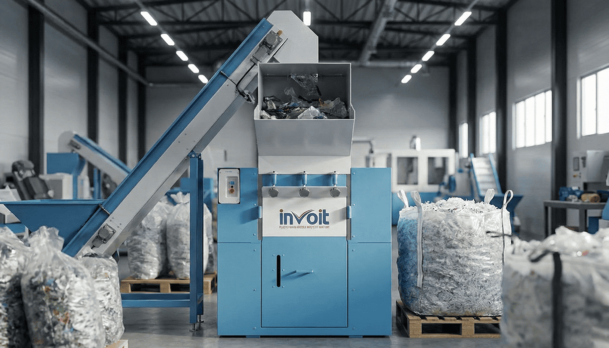 Plastic Scrap Grinder Machine Idiosyncratic Equipment - Invoit Plast Machinery PVT LTD