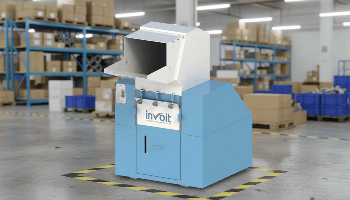 Plastic Scrap Grinder Machine Qualities - Invoit Plast Machinery PVT LTD