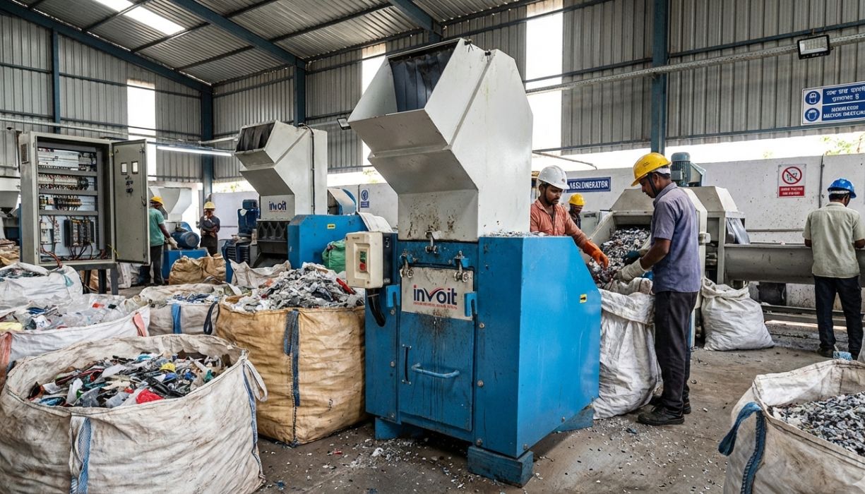 Common Problems and Troubleshooting Tips for Medium Duty Granulator Machines - Invoit Plast Machinery PVT LTD