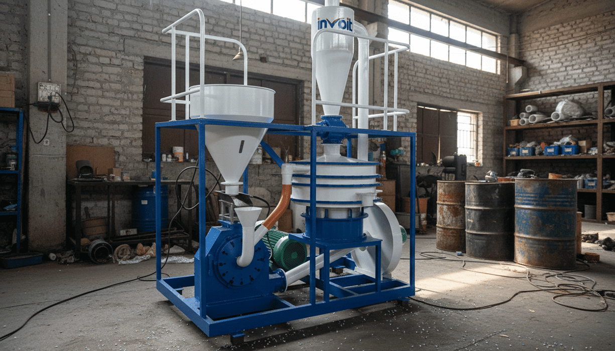 PVC Scrap Pulverizer Machines: A Solution for Plastic Waste Management - Invoit Plast Machinery PVT LTD