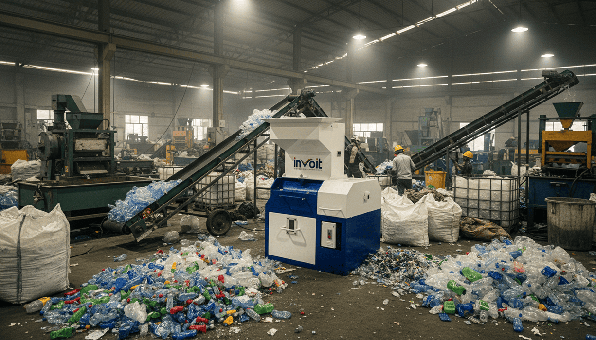 How a Plastic Crusher Machine Works: Step-by-Step Process - Invoit Plast Machinery PVT LTD