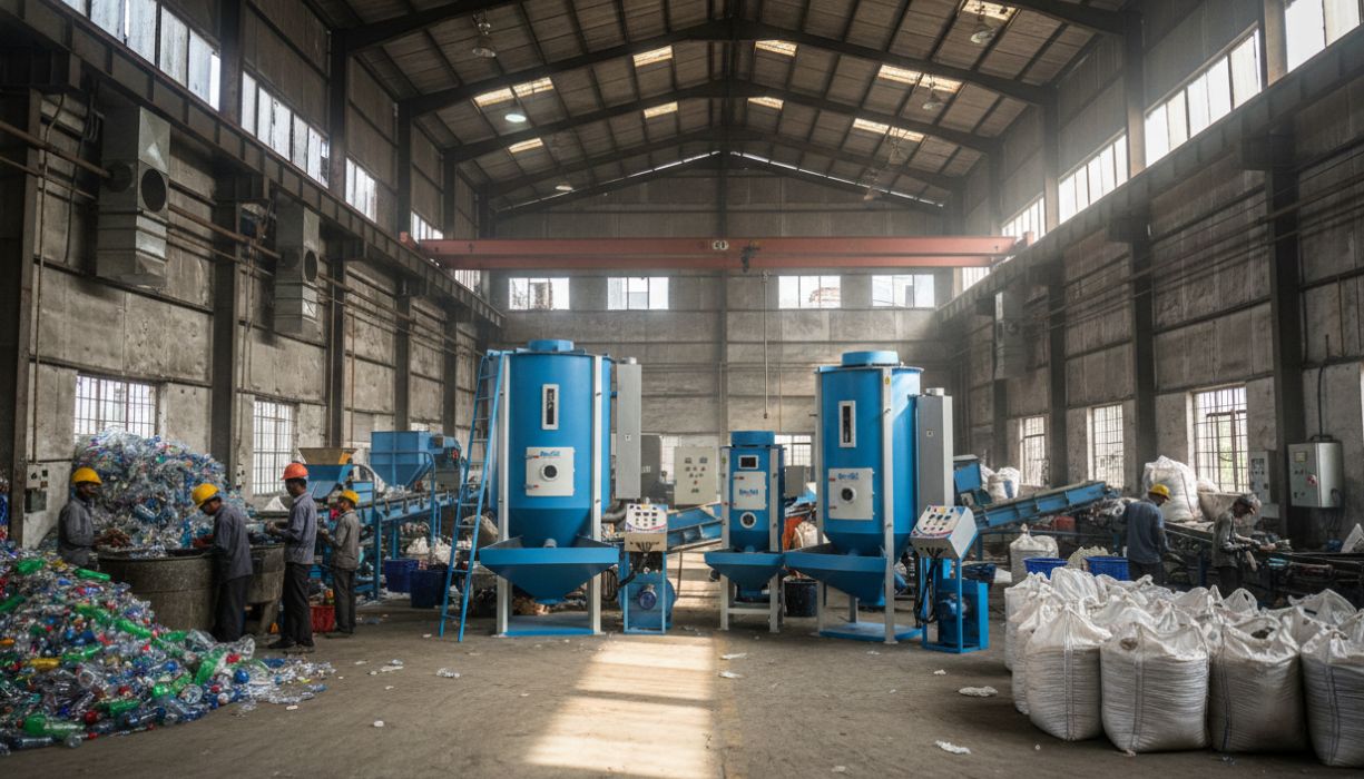 How to Improve Product Quality with the Right Plastic Granules Mixer - Invoit Plast Machinery PVT LTD