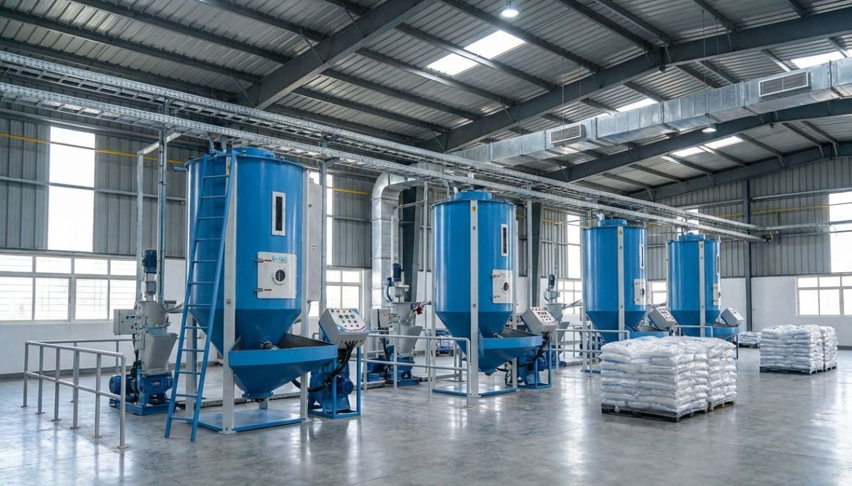 Plastic Granules Mixing Machine: Working Principle & Applications - Invoit Plast Machinery PVT LTD