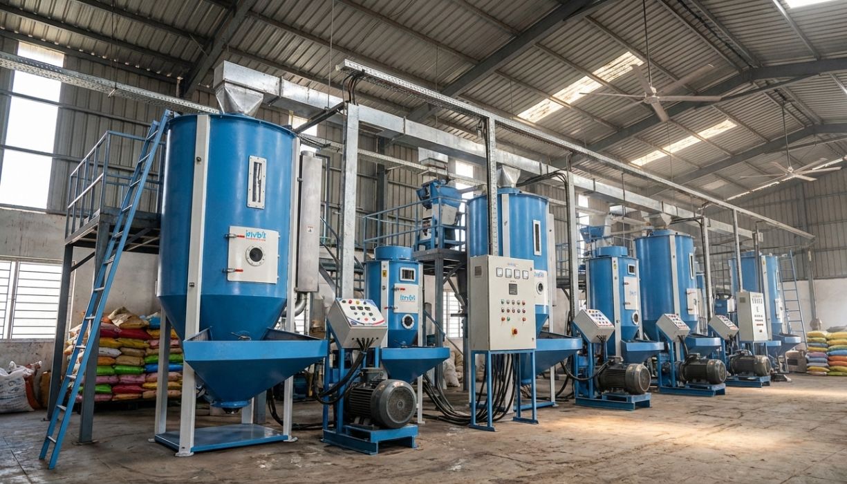 Why Every Plastic Manufacturer Needs a High-Quality Granules Mixer - Invoit Plast Machinery PVT LTD