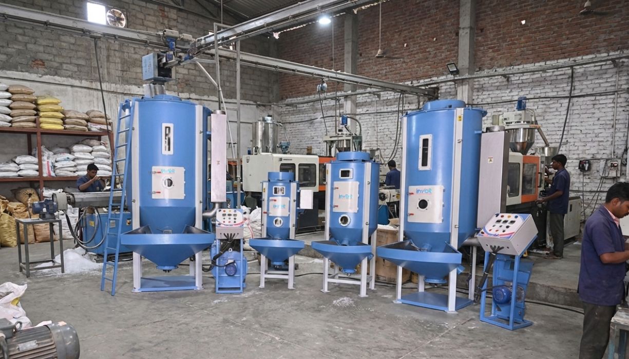 Why Your Factory Needs a High-Efficiency Plastic Granules Mixer Machine - Invoitplast Machinery PVT LTD