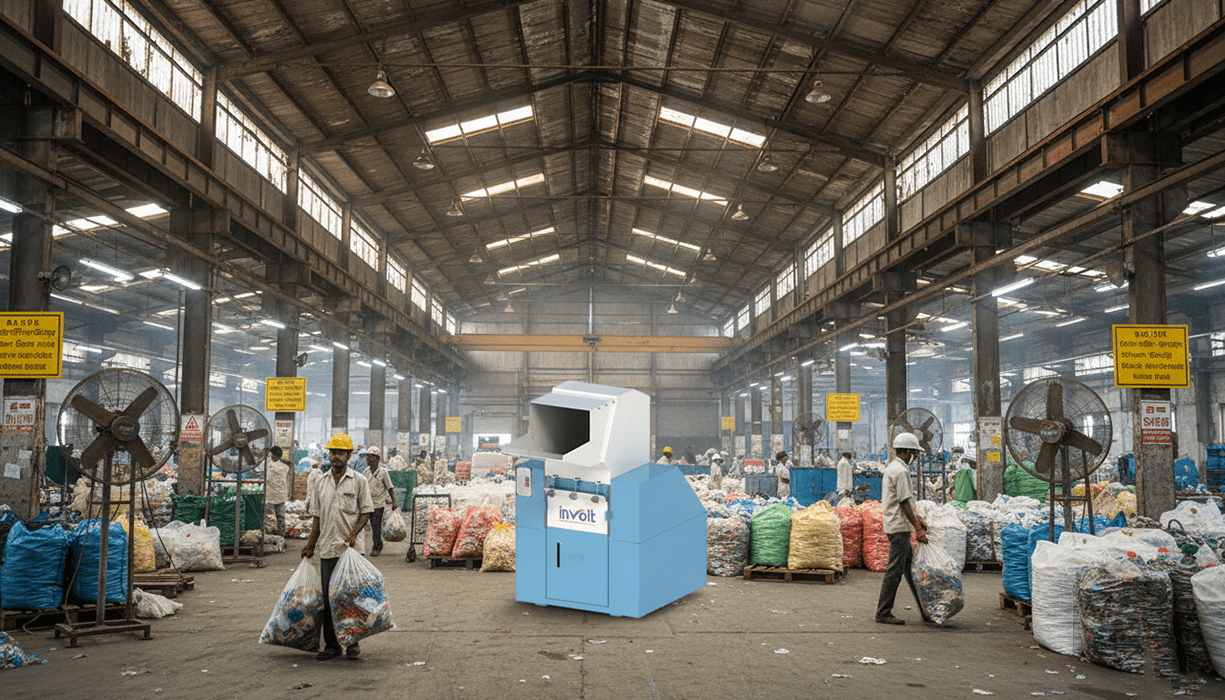 Industrial Plastic Scrap Grinder Machine in Baroda | Invoit Plast