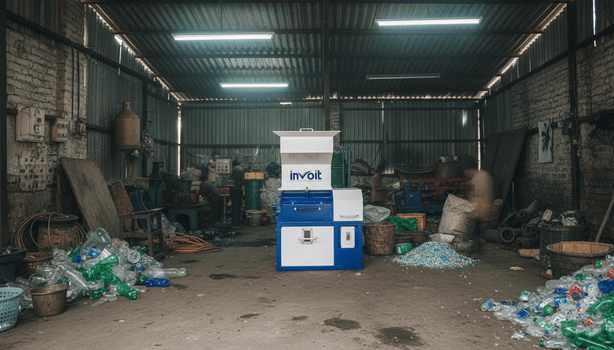 Plastic Crusher Machine for Small Businesses in India | High ROI - Invoitplast Machinery PVT LTD
