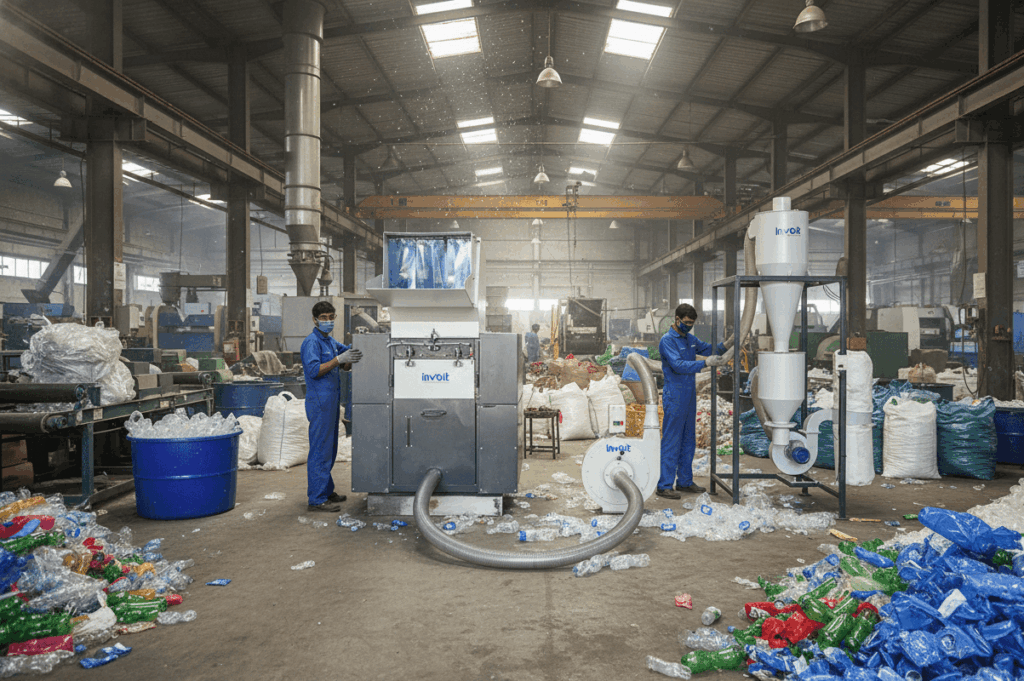 Plastic Recycling Machine in Bangalore - Invoit Plast Machinery