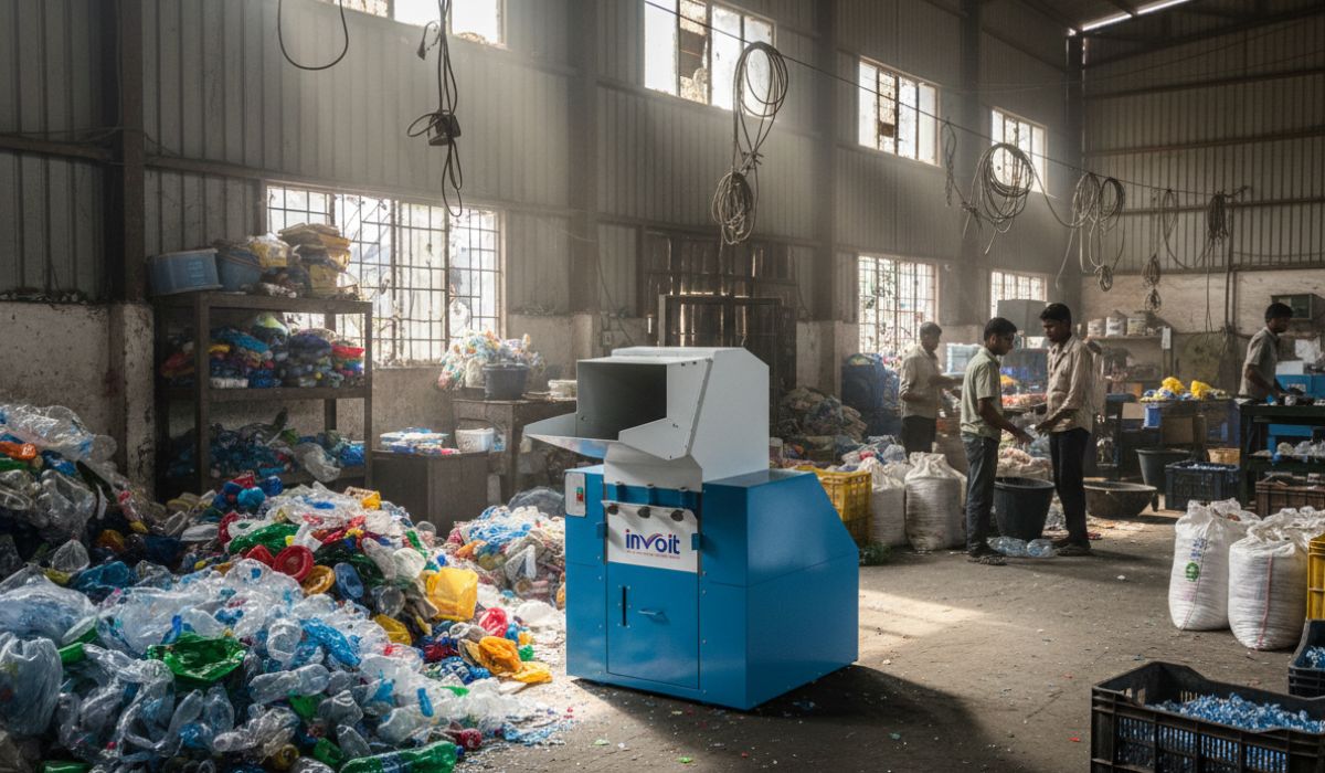 Plastic Scrap Grinder Machine Manufacturer in Delhi NCR - Invoitplast Machinery PVT LTD