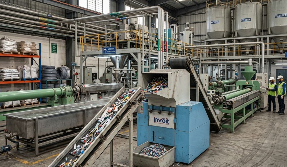 How Does a PVC Scrap Grinder Machine Help Reduce PVC Waste? - Invoitplast Machinery PVT LTD