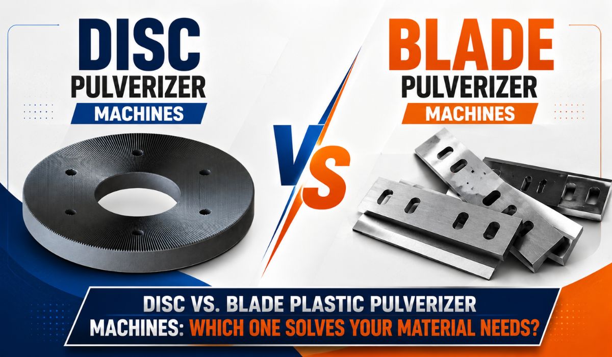 Disc vs. Blade Plastic Pulverizer Machines: Which One Solves Your Material Needs? - Invoitplast Machinery PVT LTD