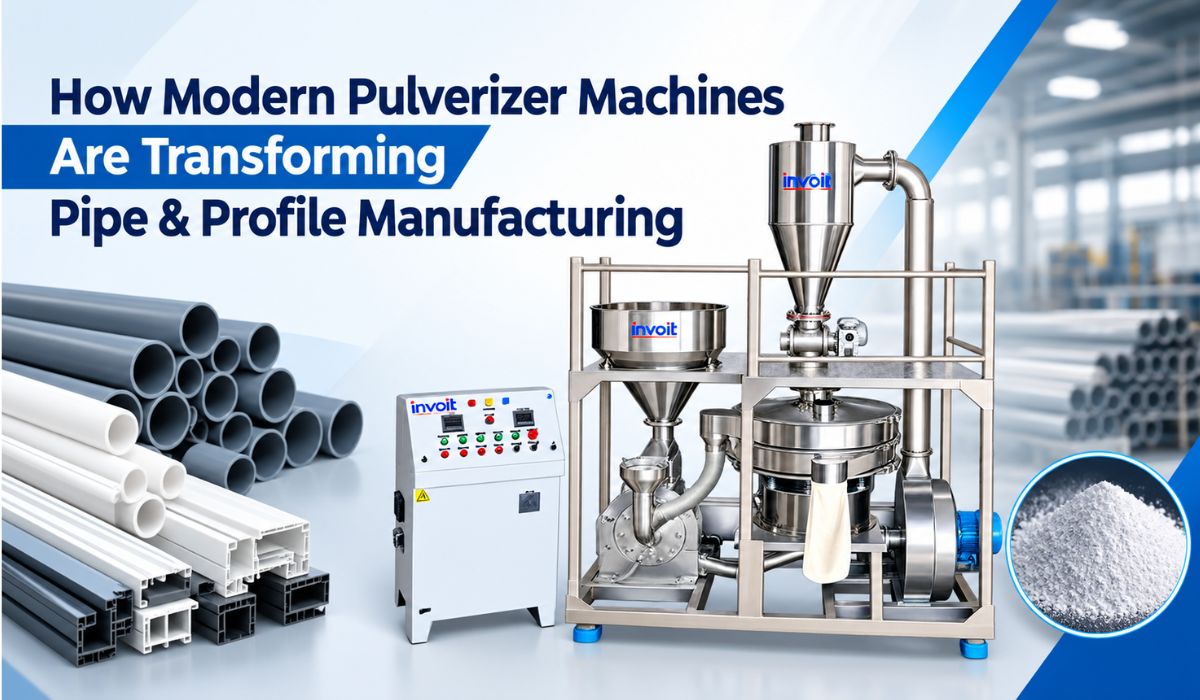 How Modern Pulverizer Machines Are Transforming Pipe & Profile Manufacturing - Invoitplast Machinery PVT LTD