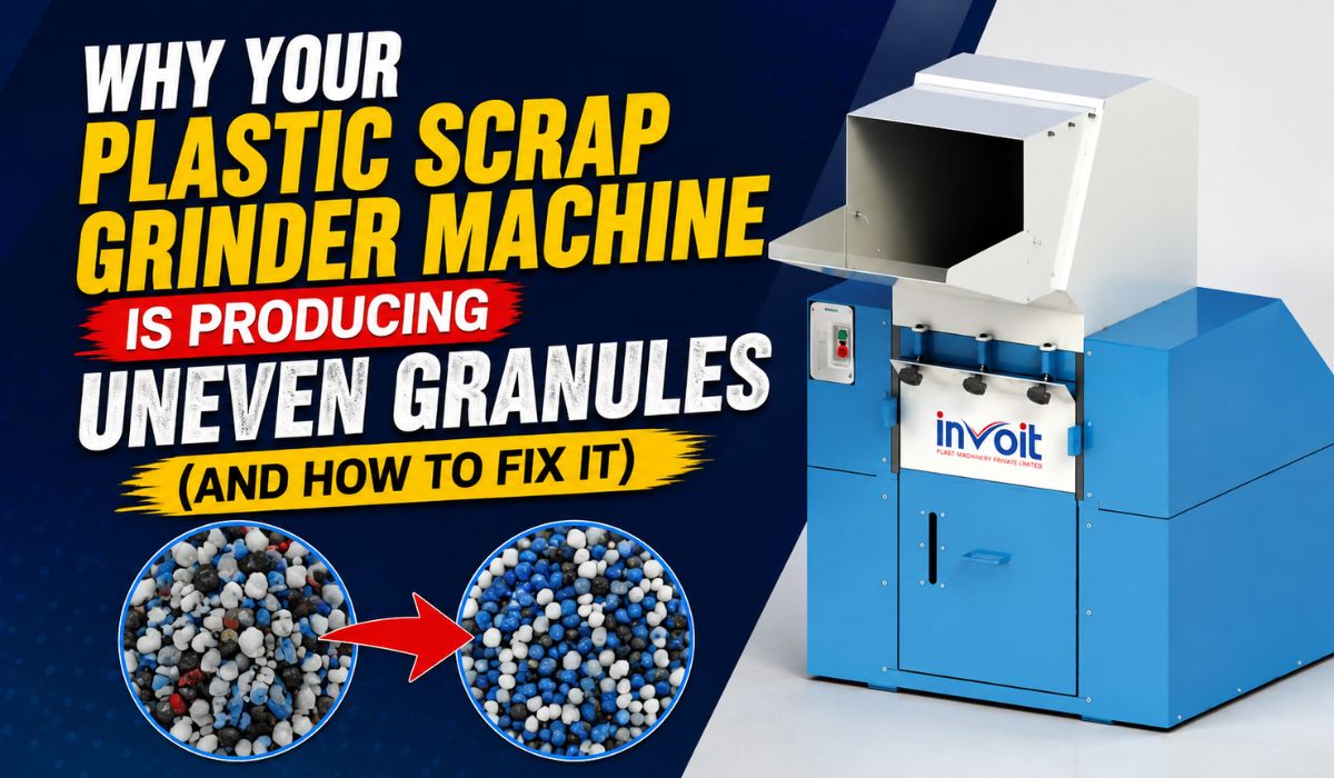 Why Your Plastic Scrap Grinder Machine Is Producing Uneven Granules (And How to Fix It) - Invoitplast Machinery PVT LTD