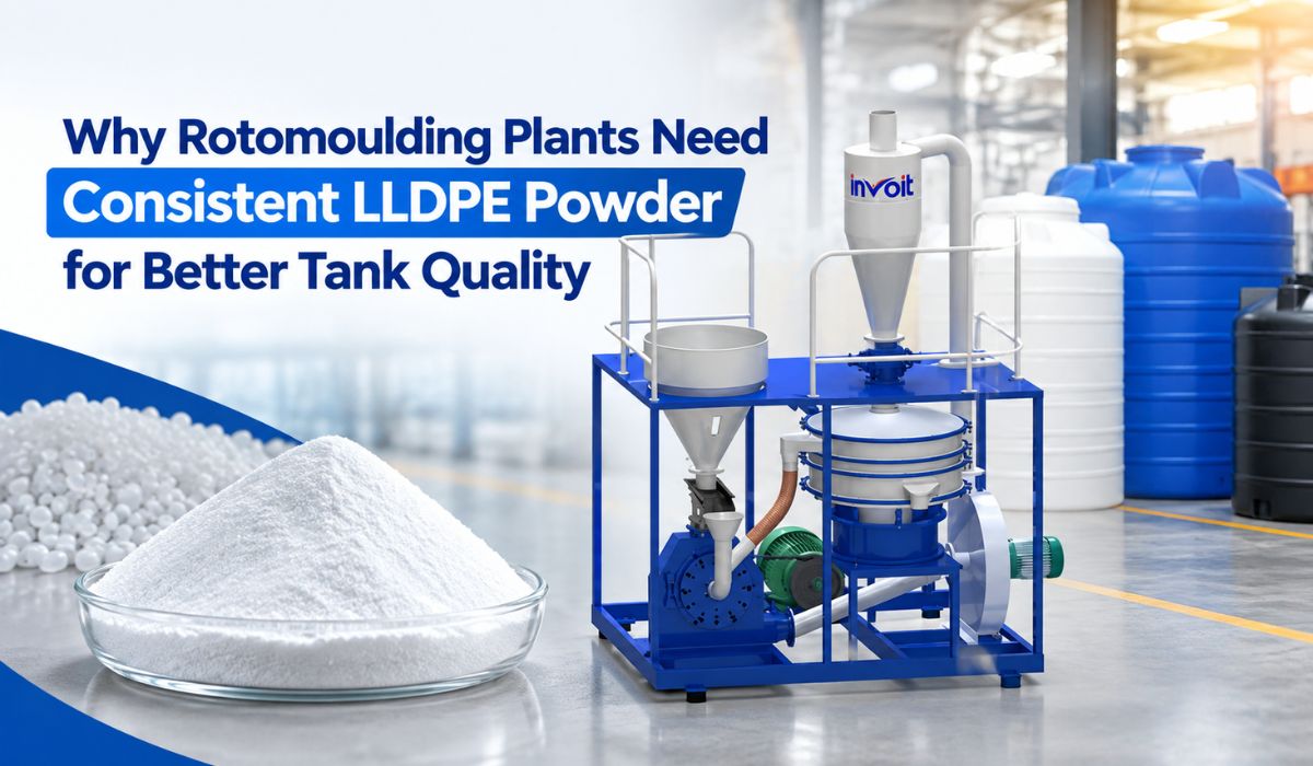 Why Rotomoulding Plants Need Consistent LLDPE Powder for Better Tank Quality - Invoitplast Machinery PVT LTD